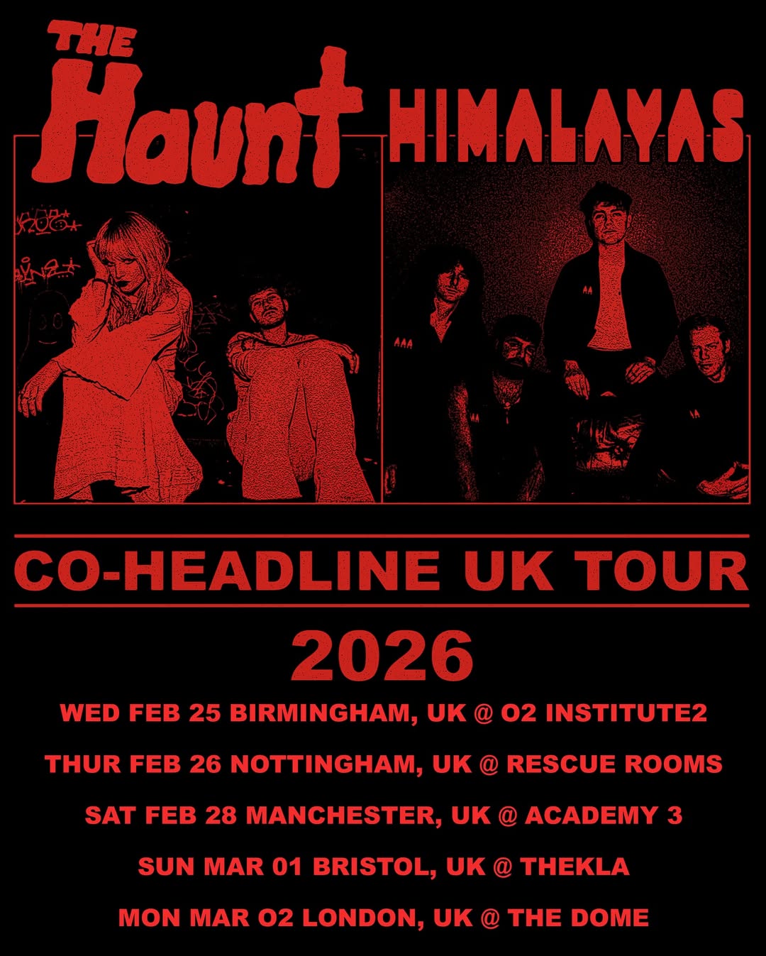 The Haunt Hollow Crown Tour Poster 2026